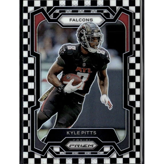 2023 Panini Prizm Checkerboard Kyle Pitts Falcons #11 Football Card Atlanta Falcons NFL Football Trading Card