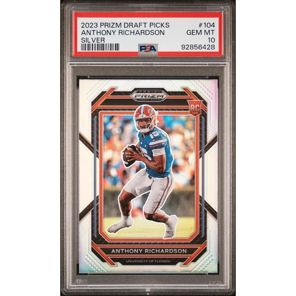 2023 Panini Prizm Draft Picks #104 Anthony Richardson Silver PSA 10