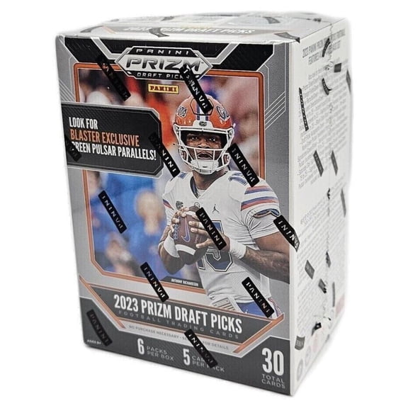 2023 Panini Prizm Draft Picks Football Factory Sealed Blaster Box 6 Packs