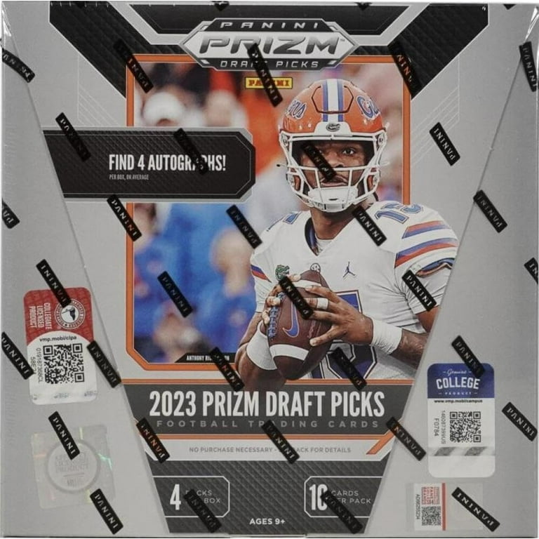 Walmart: Panini 2023 NFL Prizm Draft Picks Card Box - 4 Autographs