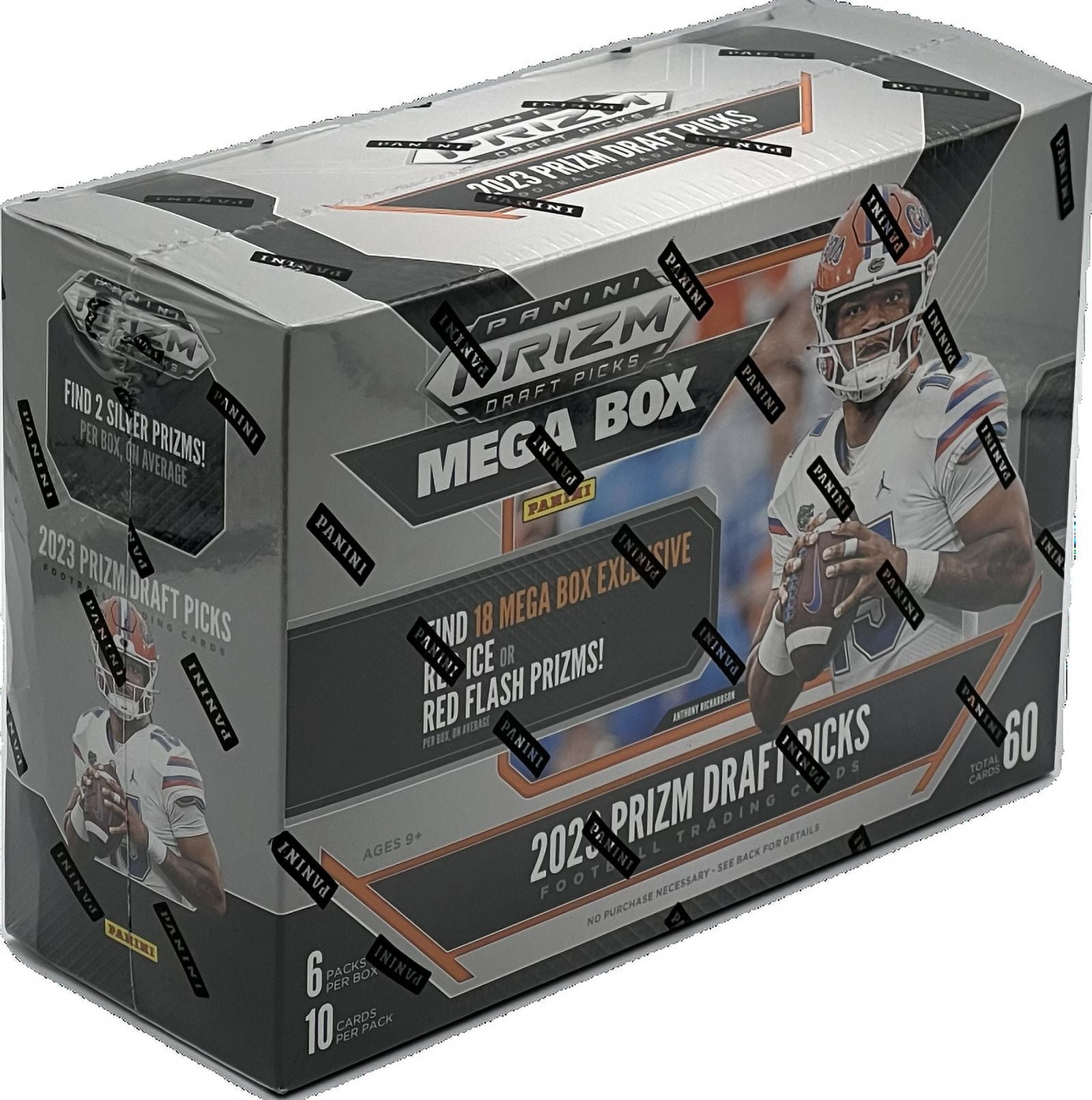 2023 Panini Prizm Draft Picks Football Mega Box (Red Ice Prizms!)