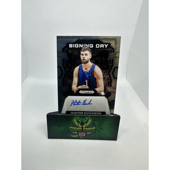 2023 Panini Prizm Draft Picks Hunter Dickinson #SD-HUN Autograph