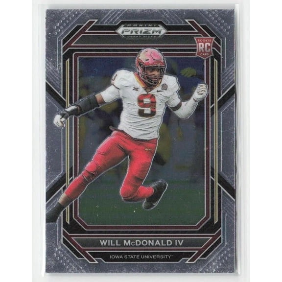 2023 Panini Prizm Draft Picks #188 Will McDonald IV Iowa State Cyclones Football Card