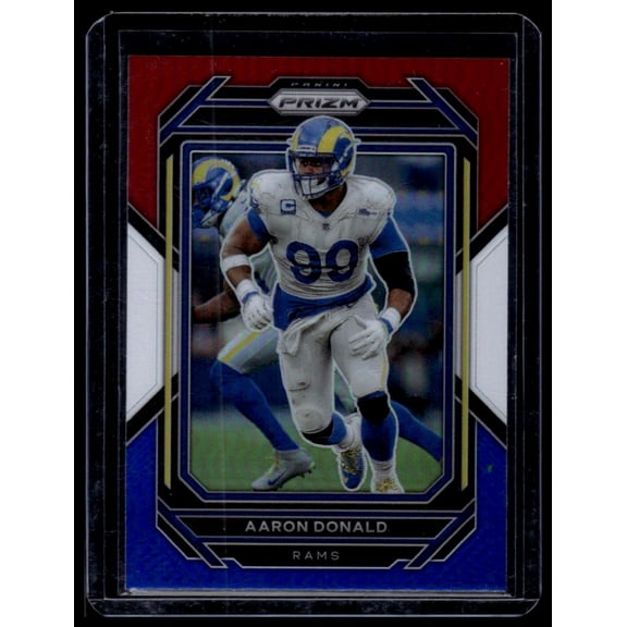 2023 Panini Prizm Football Aaron Donald #164 Red White Blue
