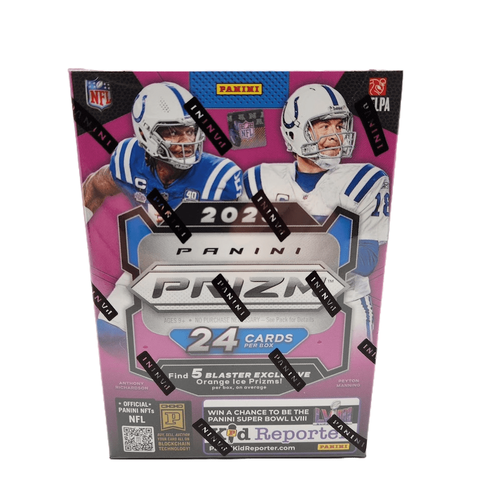 2023 Panini Prizm Football Hobby Blaster Box, Orange Ice Prizms
