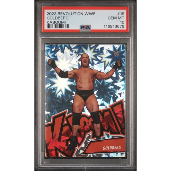 2023 Panini Revolution WWE Kaboom! Goldberg #19 PSA 10