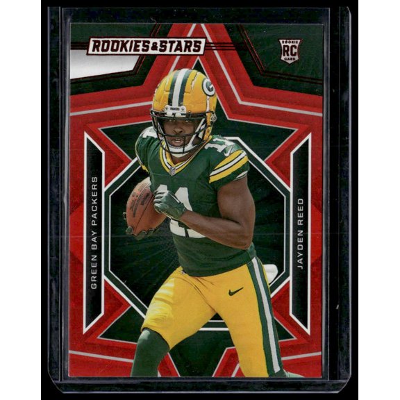 2023 Panini Rookies & Stars Jayden Reed Green Bay Packers #153 Red Football Card