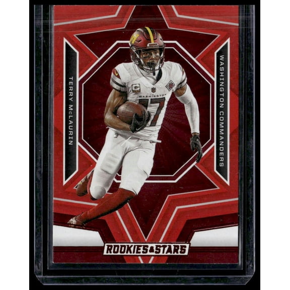 2023 Panini Rookies & Stars Terry McLaurin Washington Commanders #100 Red Football Card