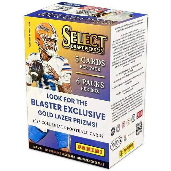2023 Panini SELECT COLLEGIATE DRAFT PICKS Football Blaster box