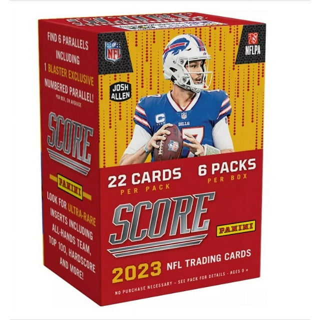 2023 Panini Score NFL Football Blaster Box - 6 Packs Per Box/22 Cards ...