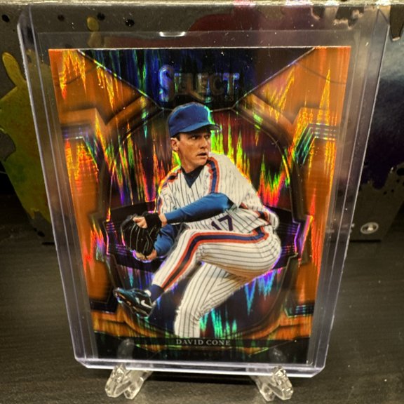 2023 Panini Select Baseball David Cone #32 Orange Wave