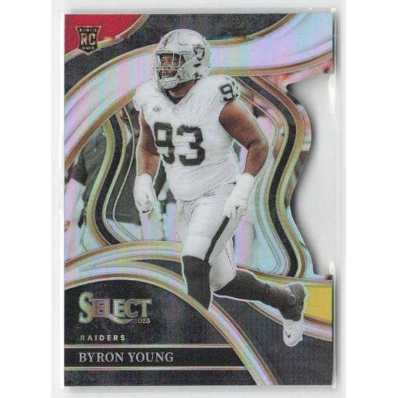 2023 Panini Select Byron Young #290 Red and Yellow Prizms Die Cuts CLUB LEVEL