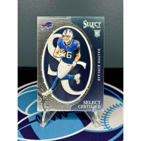 2023 Panini Select Dalton Kincaid #CRO-DKI Select Certified Rookies Buffalo Bills NFL FOOTBALL Trading Card
