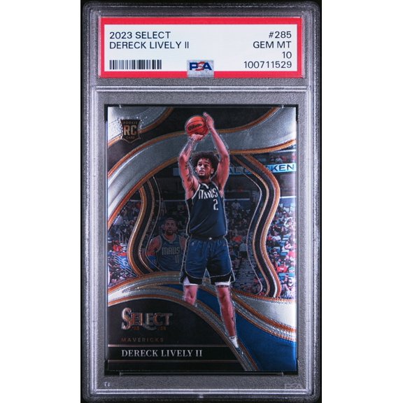 2023 Panini Select Dereck Lively II #285 PSA 10