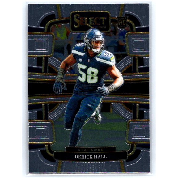 2023 Panini Select Derick Hall RC #85 Seattle Seahawks Football Card