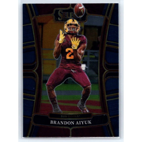 2023 Panini Select Draft Picks Brandon Aiyuk #64 Blue Retail