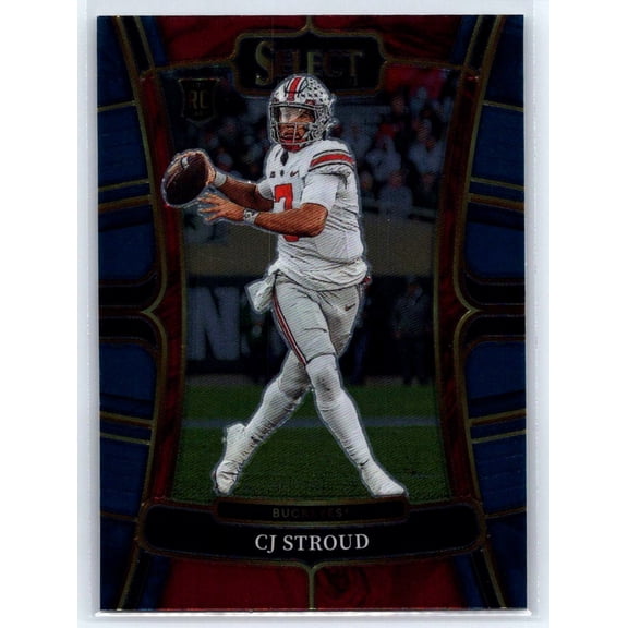 2023 Panini Select Draft Picks C.J. Stroud #2 Blue Retail Ohio State Buckeyes NFL FOOTBALL Trading Card