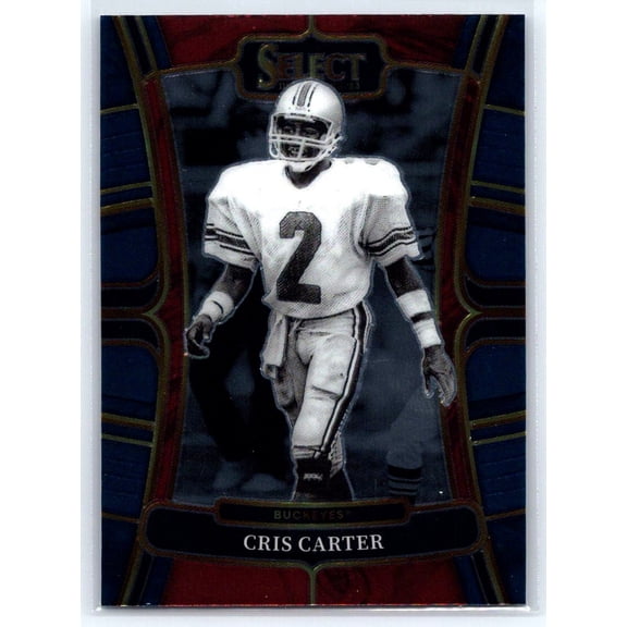 2023 Panini Select Draft Picks Cris Carter #93 Blue Retail Ohio State Buckeyes NFL FOOTBALL Trading Card