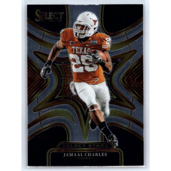 2023 Panini Select Draft Picks Select Stars Jamaal Charles Texas Longhorns #SS-JC Football Card