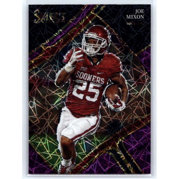 2023 Panini Select Draft Picks Joe Mixon #149 Purple Lazer Prizm