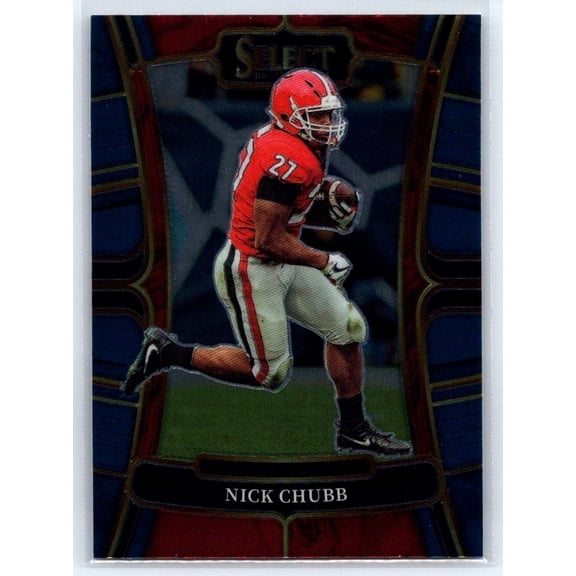 2023 Panini Select Draft Picks Nick Chubb #45 Blue Retail Football Card Near Mint Or Better
