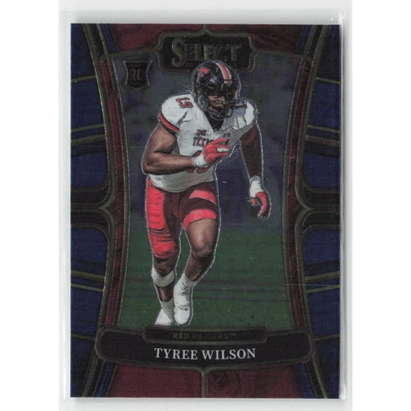 2023 Panini Select Draft Picks Tyree Wilson #14 Texas Tech Red Raiders NFL FOOTBALL Trading Card
