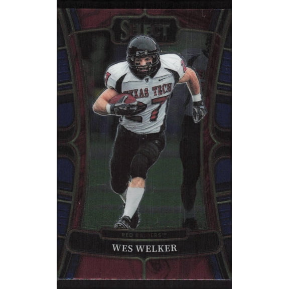 2023 Panini Select Draft Picks Wes Welker #98 Blue Retail