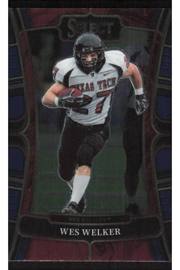 2023 Panini Select Draft Picks Wes Welker #98 Blue Retail