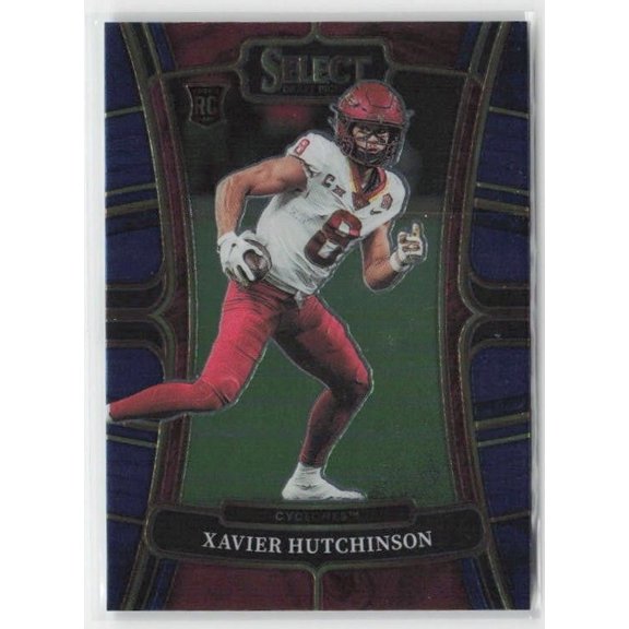 2023 Panini Select Draft Picks Football Card #23 Xavier Hutchinson Iowa State Cyclones