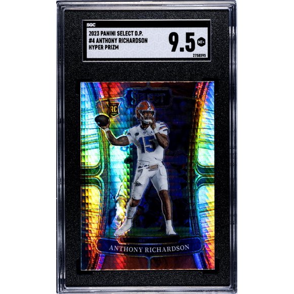 2023 Panini Select Hyper Prizm Anthony Richardson #4 RC SGC 9.5