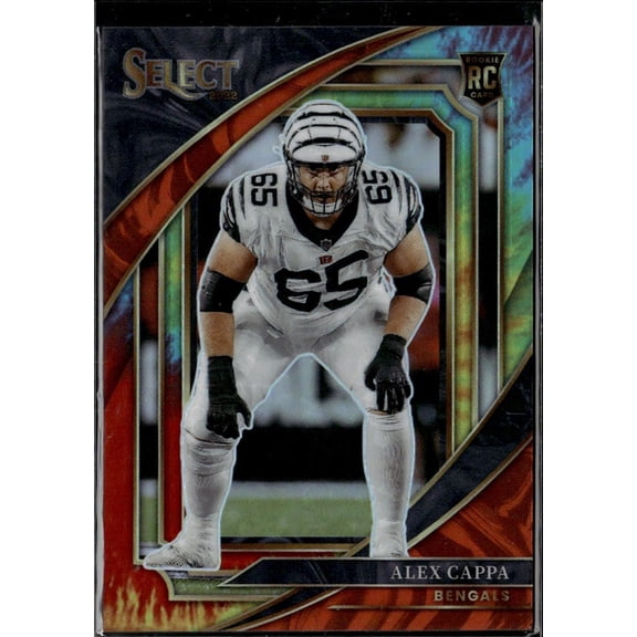 2023 Panini Select Prizm Suite Level Tie-Dye #396 RC Alex Cappa 04/25 Football Card