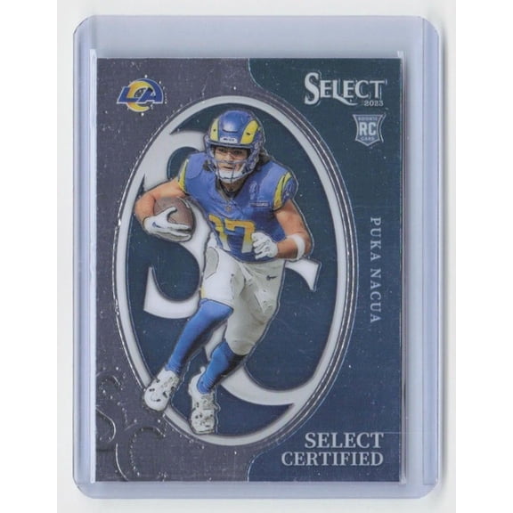 2023 Panini Select Puka Nacua Los Angeles Rams Select Certified Rookies Trading Card #CRO-PNA