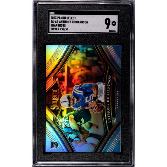 2023 Panini Select #SS-AR Anthony Richardson Snapshots Silver Prizm SGC 9