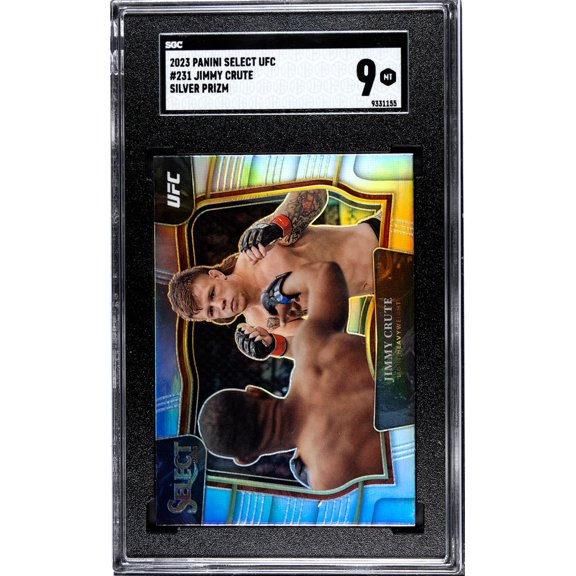 2023 Panini Select Ufc #231 Jimmy Crute Silver Prizm SGC 9