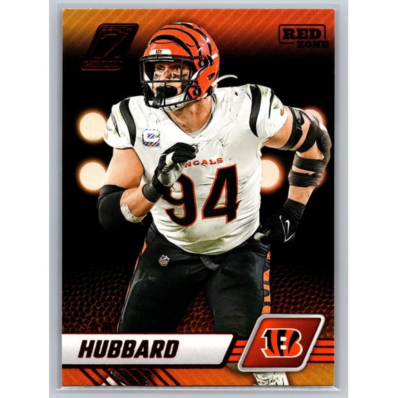 2023 Panini Zenith Red Zone Sam Hubbard #22 Cincinnati Bengals Football Card