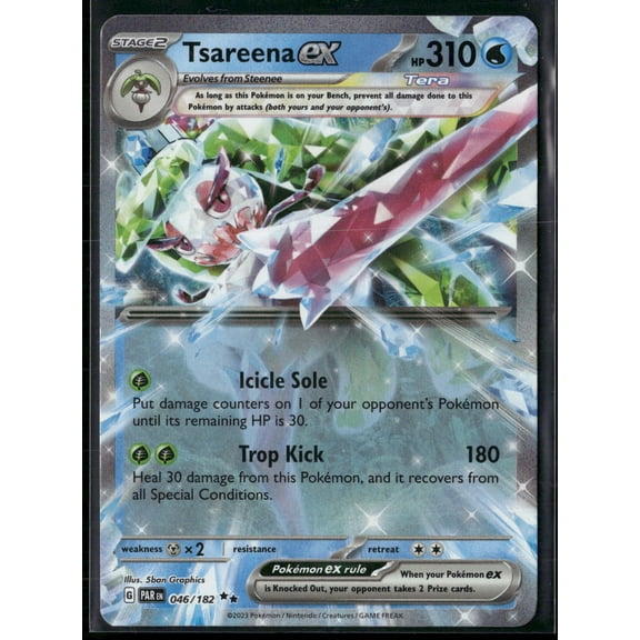 2023 Paradox Rift Tsareena EX Holo Double Rare RR #46/182