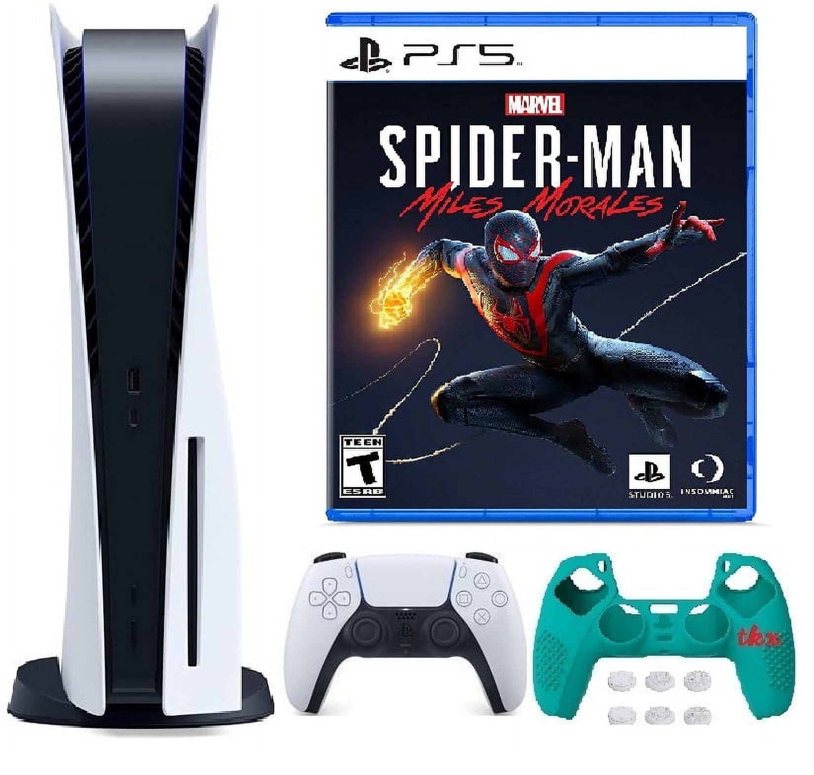 CONSOLE PS5 SLIM ( 1TO) DISQUE VERSION + 2 JEUX ( SPIDERMAN MILES MORALES +  RATCHET & CLANCK RIFT APART ) + ASTRO A20