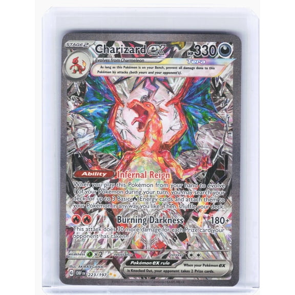 2023 Pokmon Obsidian Flames Charizard ex Holo Special Illustration Rare #223