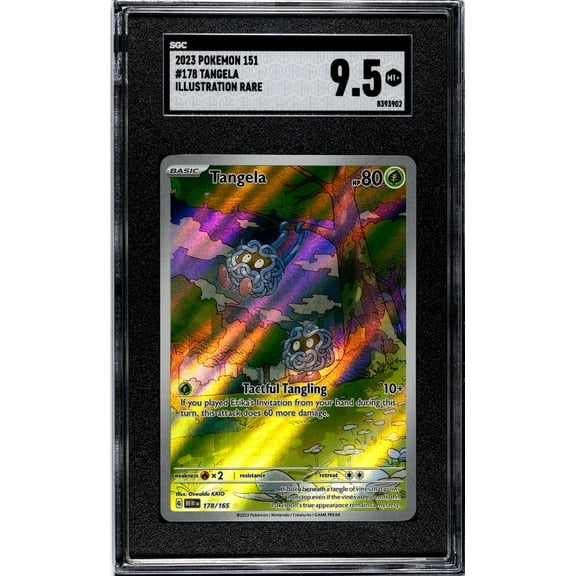 2023 Pokémon Scarlet & Violet 151 Illustration Rare Tangela #178/165 SGC 9.5