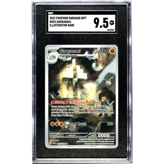 2023 Pokmon Scarlet & Violet Paradox Rift Garganacl #202/182 SGC 9.5
