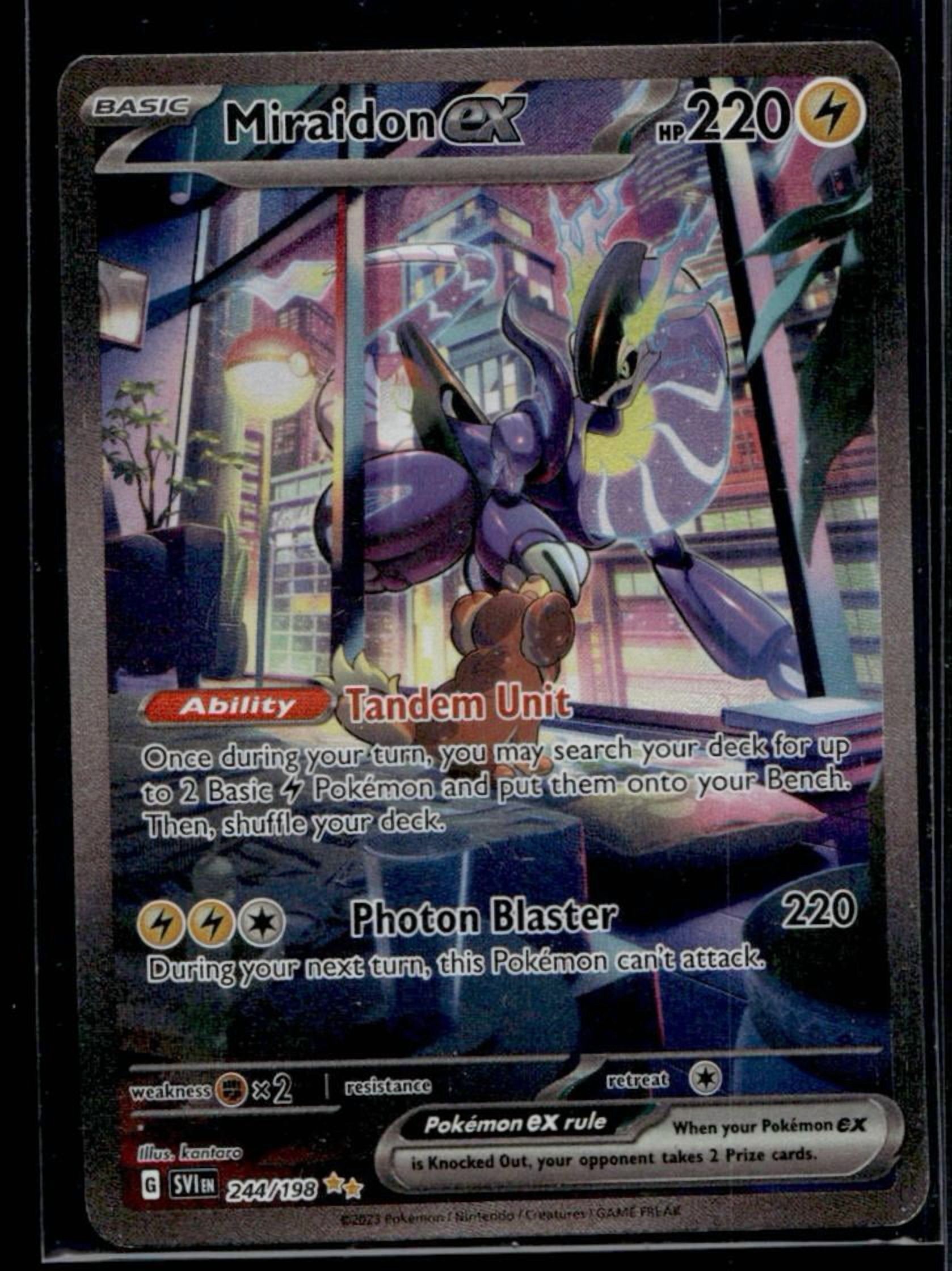 is miraidon a rare pokemon card Miraidon - 121/162 (TEF) Rare