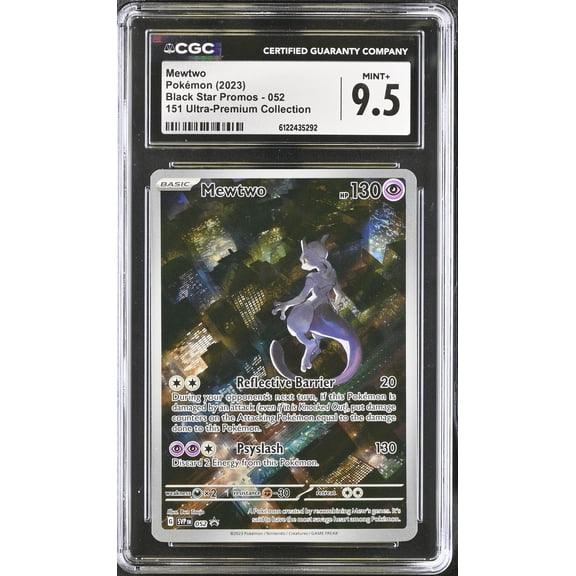 2023 Pokemon Black Star Promos Mewtwo 151 Ultra-Premium Collection / CGC 9.5 #052