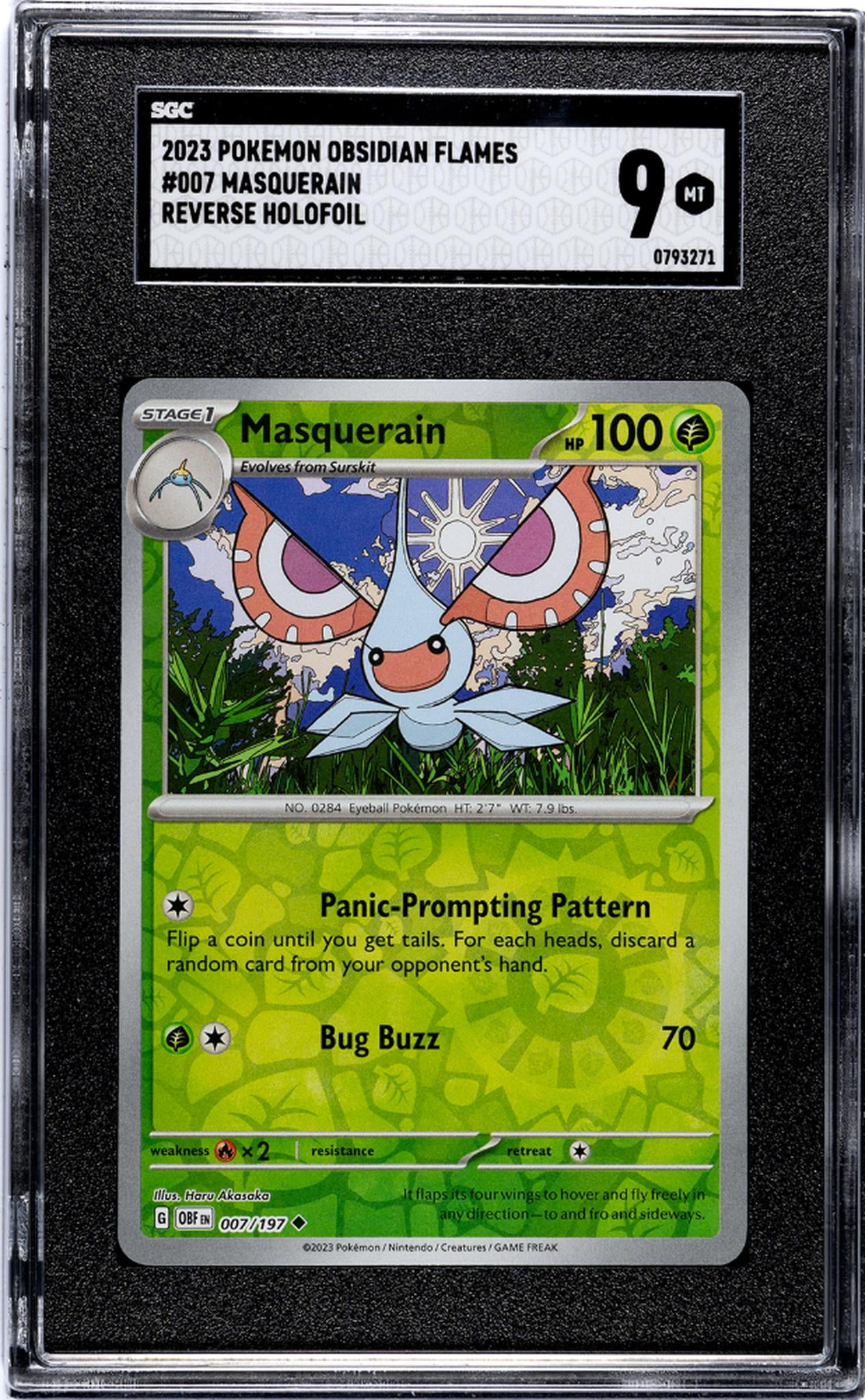 masquerain pokemon card value Masquerain(R){G}〈012/083〉[AD4] – 晴れる屋2 main image 0