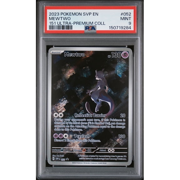 2023 Pokemon SVP EN-SV Black Star Promo Mewtwo 151 Ultra-Premium Coll PSA 9 #052