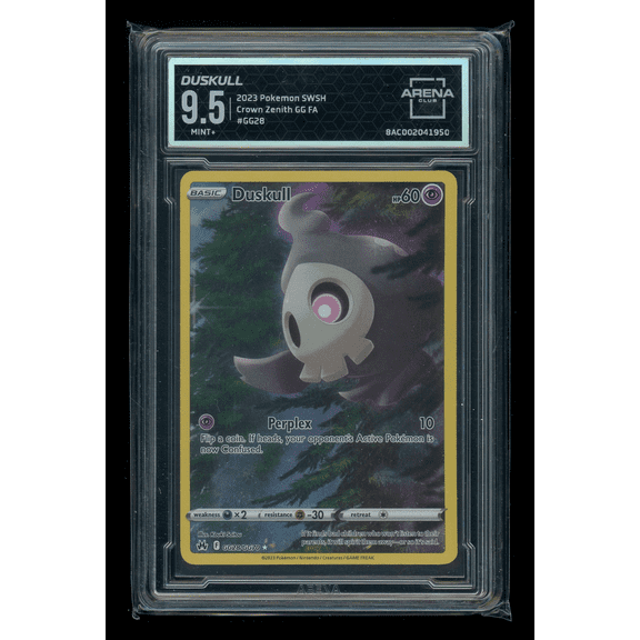 2023 Pokemon SWSH Crown Zenith GG FA Duskull Arena Club 9.5 #GG28/GG70