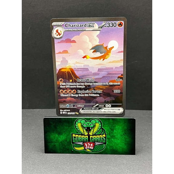 2023 Pokemon Scarlet & Violet 151 Charizard EX SAR Holo Secret Rare #199/165 English