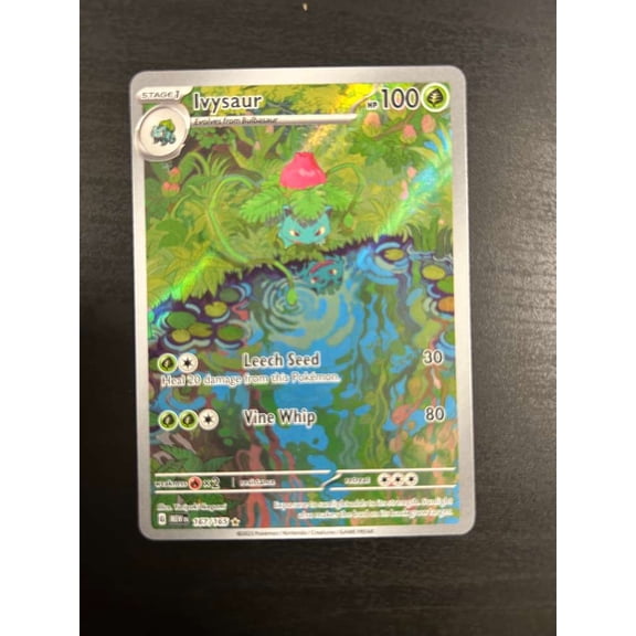 2023 Pokemon Scarlet & Violet 151 Ivysaur Secret Rare Holo #167/165 English Trading Card
