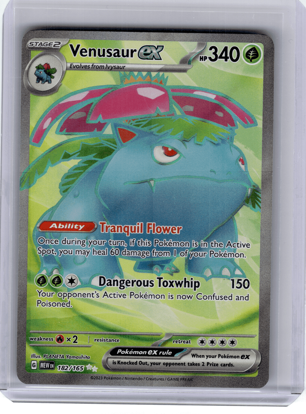 Venusaur.ex 151 Pokemon Cards