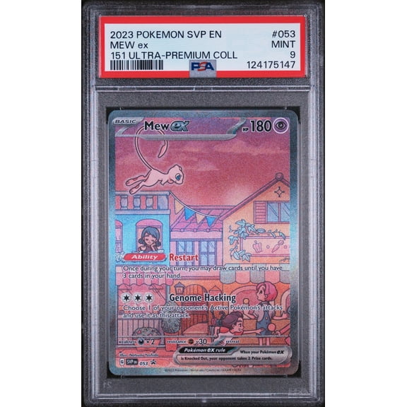 2023 Pokemon Scarlet and Violet Black Star Promo 151 Ultra Premium Collection Mew Ex #053 PSA 9