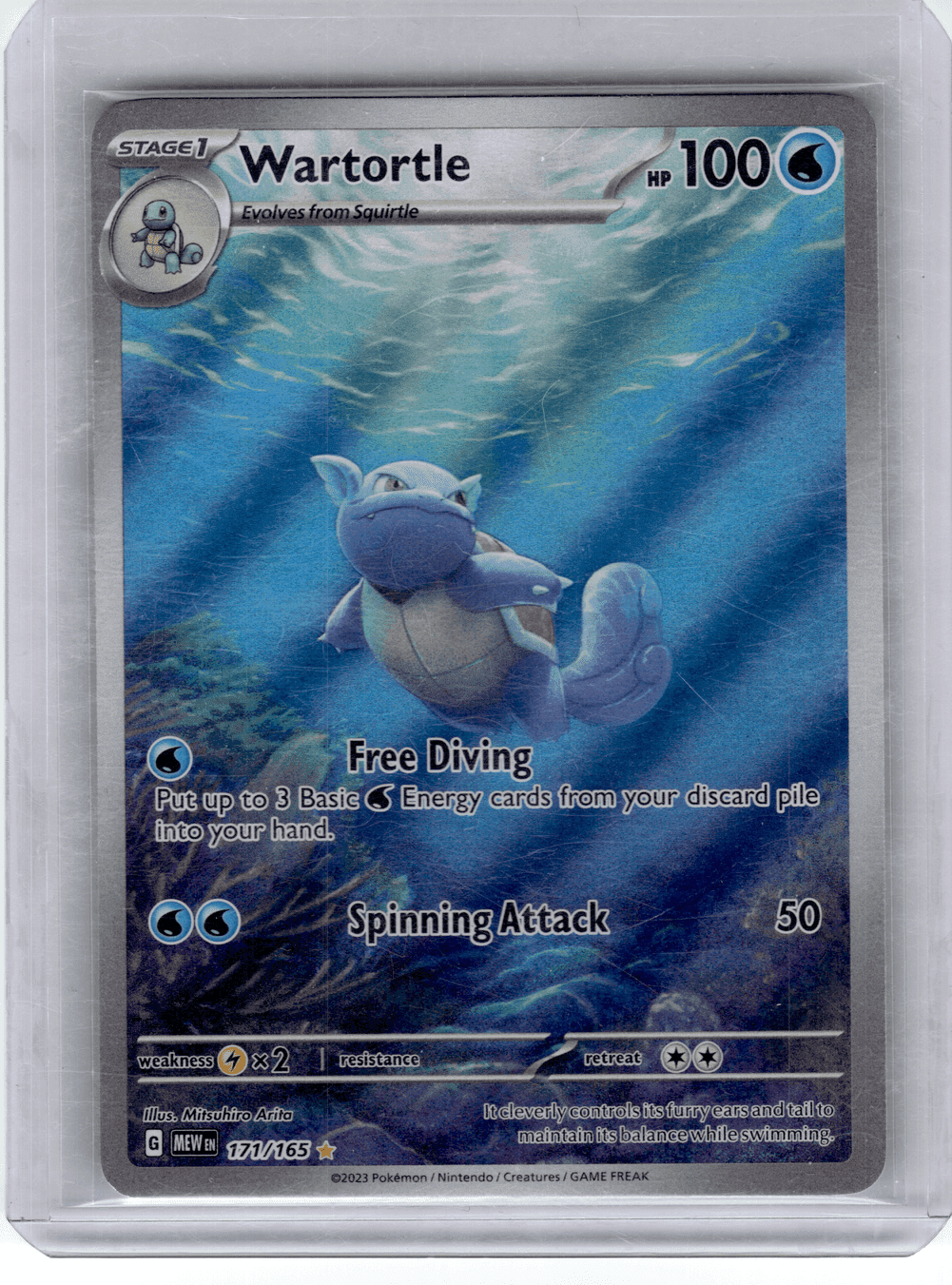 Wartortle Pokemon Card